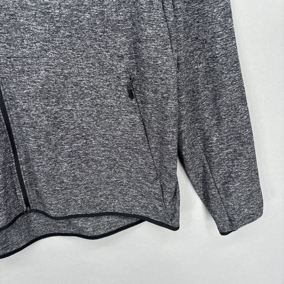 Lululemon Jacket Mens 2XL Gray Full Zip Surge Hooded Sweatshirt Athletic Running - Picture 3 of 14
